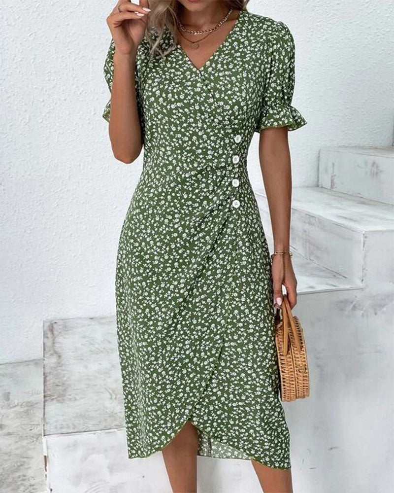 Charming Floral Dress | Midi