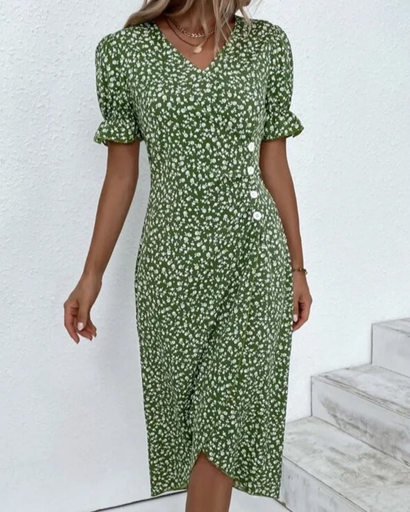Charming Floral Dress | Midi