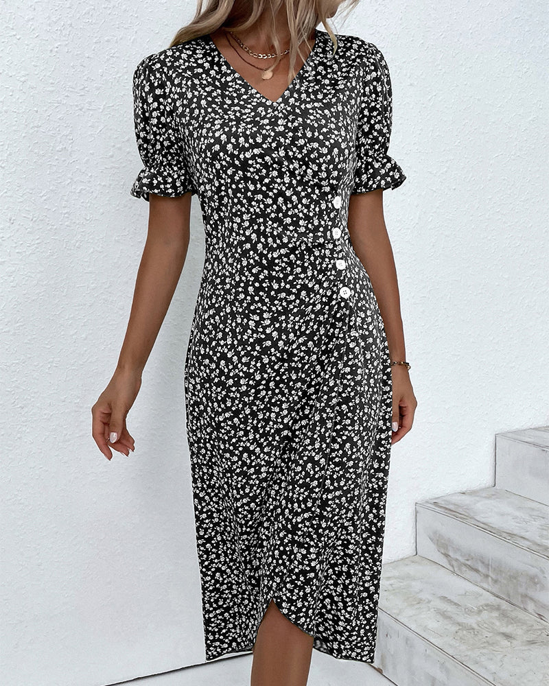 Charming Floral Dress | Midi