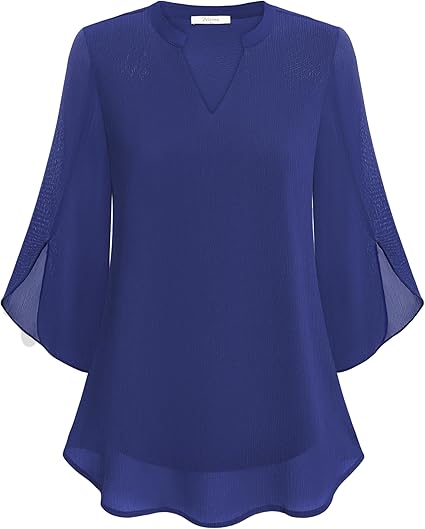 Split Sleeve Ruffle Blouse | Modern Style