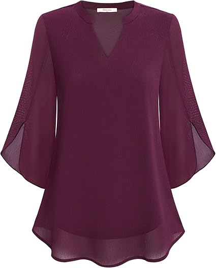 Split Sleeve Ruffle Blouse | Modern Style