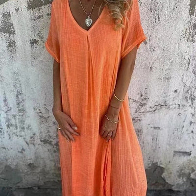 Timeless V-Neck Dress | Midi