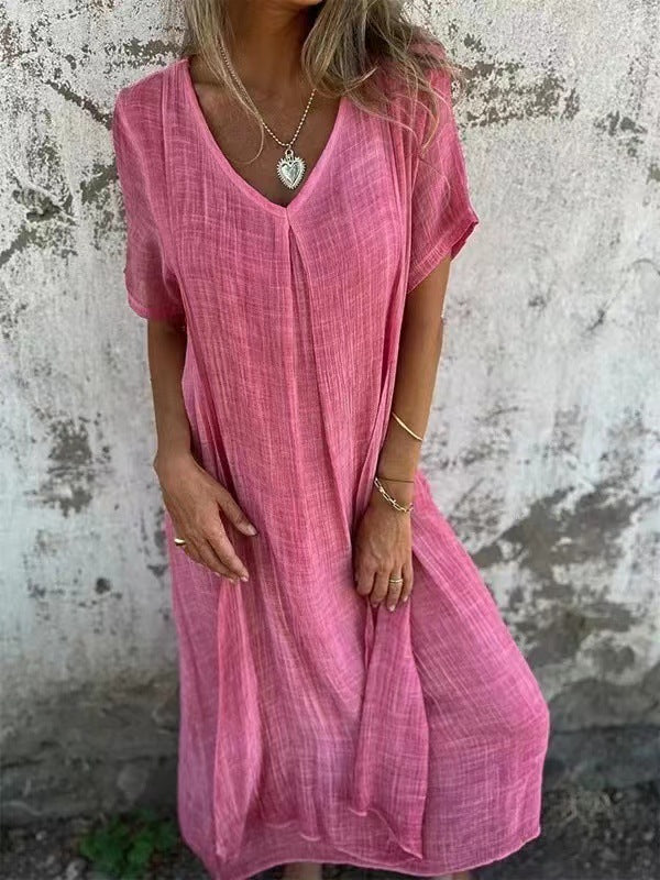 Timeless V-Neck Dress | Midi
