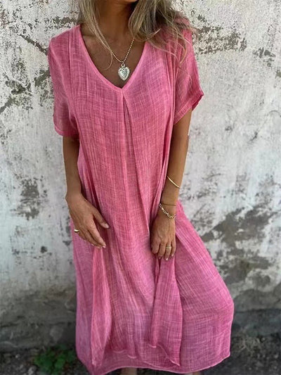 Timeless V-Neck Dress | Midi