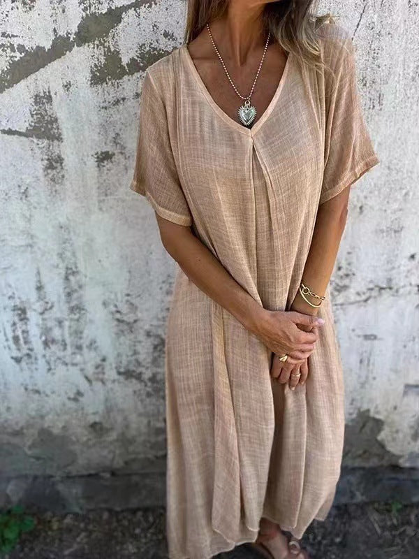 Timeless V-Neck Dress | Midi