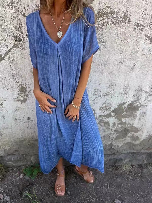 Timeless V-Neck Dress | Midi
