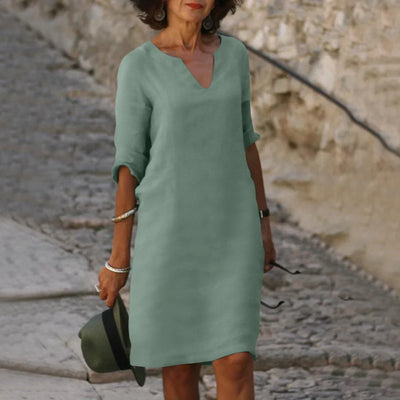 Classic 3/4 Sleeve Dress | Mini