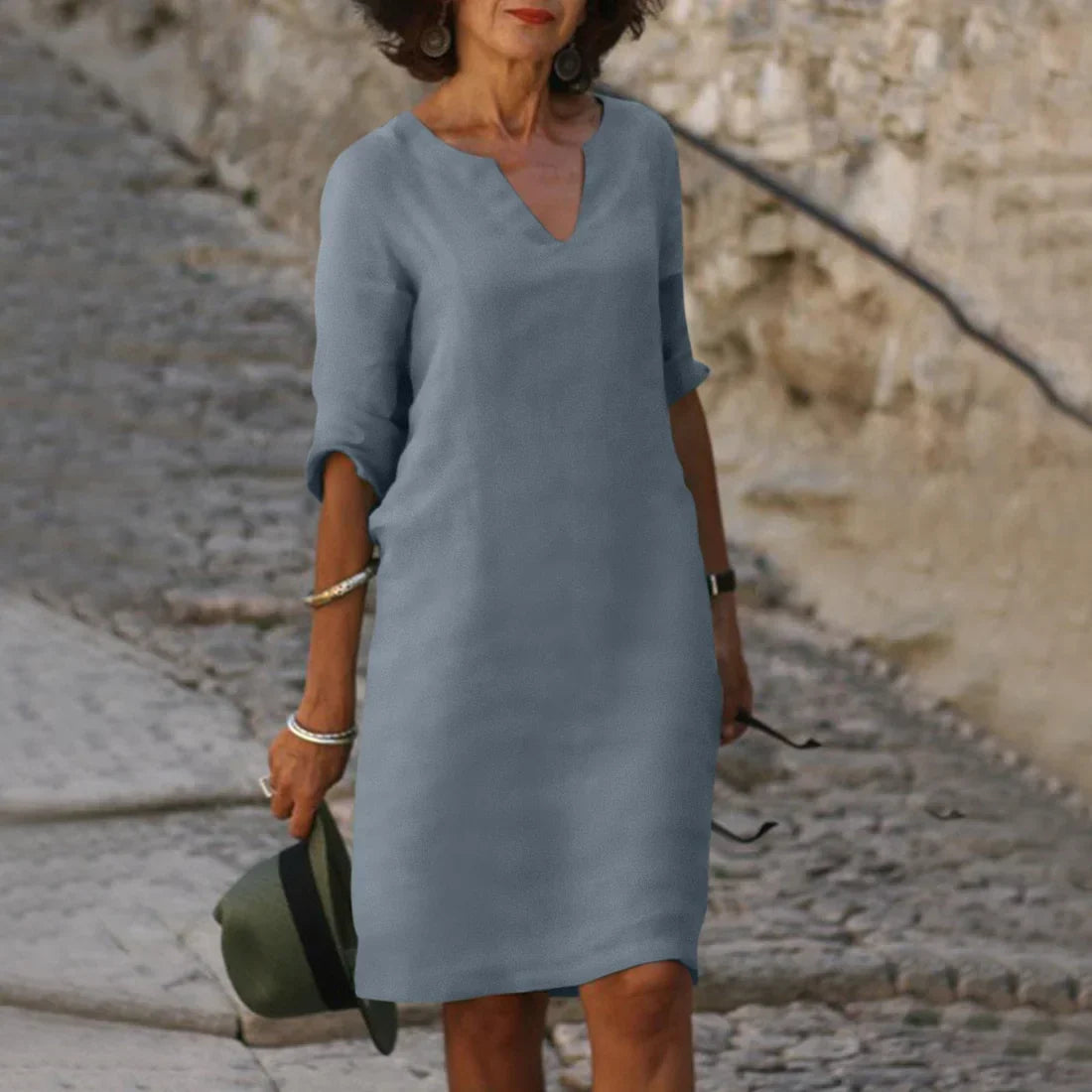 Classic 3/4 Sleeve Dress | Mini
