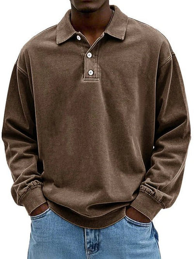 Casual Polo Shirt | Longsleeve Colar Shirt