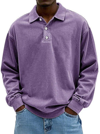 Casual Polo Shirt | Longsleeve Colar Shirt