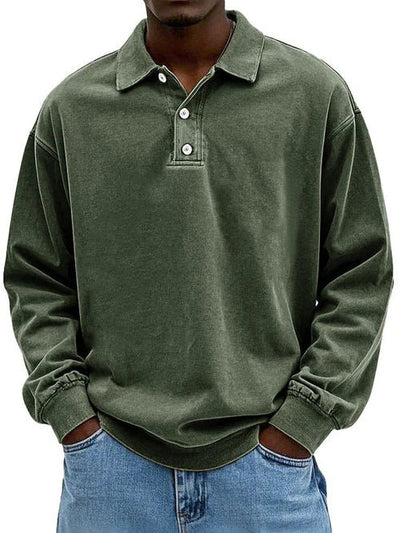 Casual Polo Shirt | Longsleeve Colar Shirt