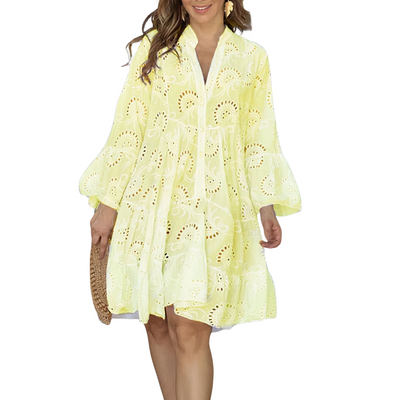 Sophisticated Lace Shirt Dress | Mini
