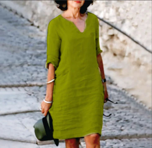 Classic 3/4 Sleeve Dress | Mini